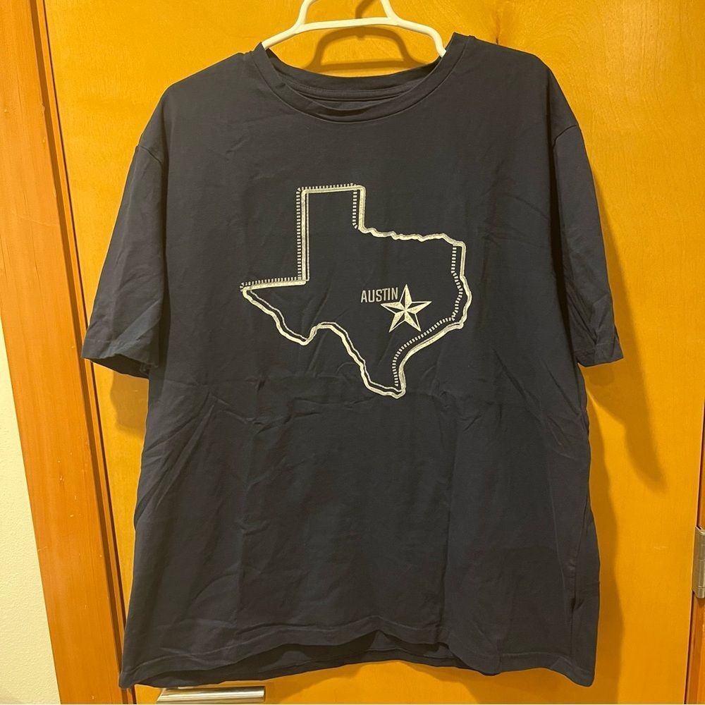 Austin tx Texas men’s t-shirt xxl black simply styled